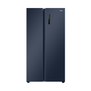 预售、PLUS会员：Haier 海尔 601升星石蓝 全空间保鲜+EPP杀菌 超薄智能两门冰箱 600L