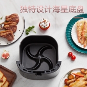 飞利浦（PHILIPS）海星空气炸锅 家用4L以上减少90%油脂 全自动4倍速热不用翻面 易拆卸清洗HD9200/21