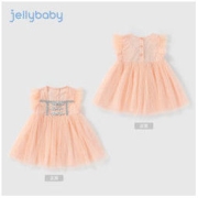 jellybaby 杰里贝比 女童公主裙夏女小童连衣裙夏装儿童礼服纱裙宝宝裙子夏季
