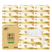 PLUS会员：Breeze 清风 原木纯品系列 抽纸 3层100抽30包（190*120mm） *3件