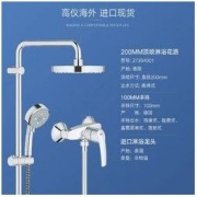 夜黑风高、百亿补贴：GROHE 高仪 原装进口200mm顶喷淋浴花洒套装