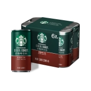 星巴克(Starbucks)星倍醇 黑醇摩卡228ml*6罐 小绿罐浓咖啡饮料(新老包装随机发货)49元 (需用券)