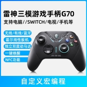 雷神 G70旗舰游戏手柄无线有线蓝牙PC电脑版宏编程Steam Switch电视手机安卓苹果通用 【有线无线蓝牙三模】G70精英手柄