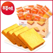 聚划算百亿补贴: 百草味 南瓜吐司 500g整箱