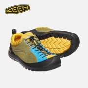 KEEN JASPER ROCKS户外露营旅行登山鞋男式山系防滑保暖徒步鞋 草绿色/蓝色/黄色 -1025161 42男