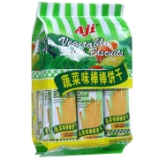 Aji 饼干 儿童零食 宝宝零食 棒棒形手指饼干 蔬菜味 192g/袋