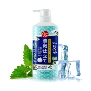 巴斯克林舒和草本沐浴露 （清爽薄荷香型）600ml（日本进口沐浴乳）