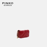 PINKO奢侈品女包优雅镶饰tiny单肩斜挎链条包礼物红色1P21T5-Y6JG-R72-tiny【送女友礼物】