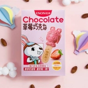 怡浓 草莓味 可可脂巧克力 飞行兔12支 独立装 110g