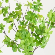 爱已装糖 仿真花吊钟马醉木花束大肚玻璃花瓶假花植物假树客厅装饰摆件落地盆栽 3支配花瓶