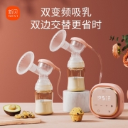 新贝 吸奶器电动变频吸奶器双边吸奶器 摇奶器吸乳器 吸力大无痛 8775-1