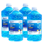 有券的上：DREAMCAR 汽车玻璃水【0度清洁四瓶装】共5.2L