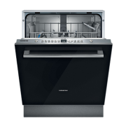 西门子（SIEMENS）嵌入式 家用智能洗碗机  全自动烘干除菌 12套自带门板SJ436B00QC 黑色 12套 含面板