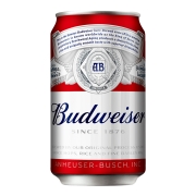 百威（Budweiser）淡色拉格啤酒 330ml*24听 整箱装 中秋送礼