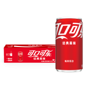 可口可乐 Coca-Cola 汽水 碳酸饮料 200ml*12罐*2件