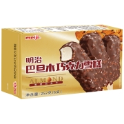 明治（meiji）巴旦木巧克力雪糕 42g*6支 彩盒 冰淇淋