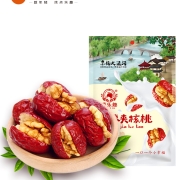 枣乐趣 灰枣夹核桃128g*2袋 休闲零食