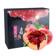 突尼斯软籽石榴 大果6粒礼盒 单果350-450g