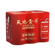 天猫U先：天地壹号  苹果醋饮料270mlx6罐 0脂肪低热量