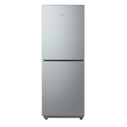 PLUS会员：Midea 美的 176升双门迷你小冰箱小型家用宿舍租房用冷藏冷冻电冰箱 BCD-176CM 榭湖银