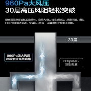 老板油烟机 抽油烟机 吸油烟机22风量双腔欧式变频聪明油烟机家用单烟机60X2S 大风压960Pa 一级能效开发票