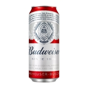 百威（Budweiser）淡色拉格啤酒 450ml*18听 整箱装