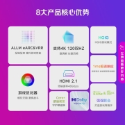 LG C2 42英寸OLED护眼游戏电视 电竞显示全面屏4K超高清HDR 120HZ HDMI2.1 【22电竞护眼Evo面板】OLED42C2PCA