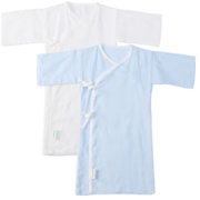 透气轻薄！PurCotton 全棉时代 长款纱布婴儿服礼盒 2条装 59cm