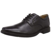 Clarks 其乐 Tilden Plain系列 男士商务正装鞋 261103508 黑色 41.5