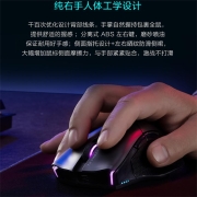 雷神（ThundeRobot）影鲨双模无线游戏鼠标ML701Pro 有线无线鼠标 电竞鼠标 可充电 8000DPI RGB 人体工学