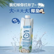 菲律宾进口，0添加：1000mlx2瓶 innocent天真 100%纯榨椰子水