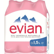法国进口！evian 依云 矿泉水 1.5L*6瓶