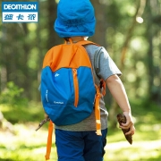 迪卡侬儿童小书包双肩包男女童旅行休闲背包运动包双肩背包QUJR桔蓝色7升 2033561
