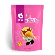 洽洽五香花生恰恰每日坚果怪味鱼皮花生休闲零食即食小吃200g零食恰恰
