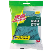 PLUS会员：3M 思高 清洗抹布 5片装