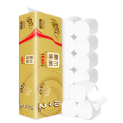 京东极速版：清风 金装无芯卷纸 4层134克12卷