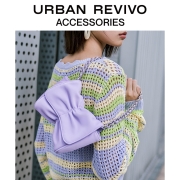 【白鹿同款】URBAN REVIVO2022HOT小众蝴蝶结斜挎包AW15BB4S2000