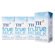 有券的上：TH true milk  越南进口  全脂牛奶  110ml*4盒 *2件