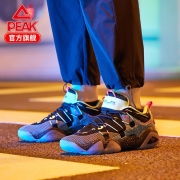 匹克（PEAK）态极6371“音浪”网面透气休闲情侣老爹鞋男鞋休闲鞋 E02757E 黑色/薄荷绿 41