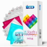 名流 避孕套 冰火6合1 共24只