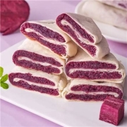 比比赞 紫薯芋泥饼 500g/箱＊3件