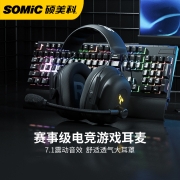 硕美科（SOMIC）G936N指挥官 游戏耳机头戴式电脑耳麦有线带麦电竞游戏耳机 USB7.1环绕立体声道吃鸡耳机