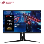华硕 ROG 27英寸电竞显示器 游戏 2K Fast IPS 1ms灰阶 170Hz G-SYNC兼容 HDR400旋转升降 XG27AQ绝景
