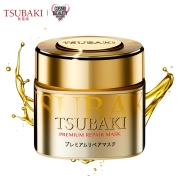 丝蓓绮（TSUBAKI）0秒臻护多效修护金色发膜180g（日本进口/快速渗透护发素/滋养柔顺/保湿/修护烫染受损）