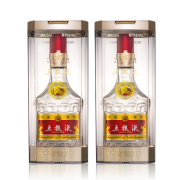 PLUS会员：五粮液52度 普五 牛年生肖纪念酒 浓香型白酒 500mL*2瓶