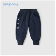 jellybaby 杰里贝比 女童裤子春秋儿童秋季卫裤中小童运动休闲裤外穿宝宝秋装