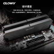 光威（Gloway）16GB(8Gx2)套装 DDR4 3000 台式机内存 天策系列-摩登灰