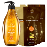 滋源无硅油生姜控油防脱强根固发洗发水发膏1005ml官方正品