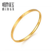 明牌珠宝 女士足金手镯 12.57g AFI0062