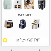 5L以下空气炸锅段位天梯图，有你家正在用的吗？